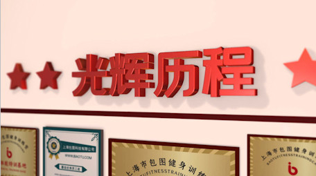 大气荣誉墙照片证书展示党政AE模板
