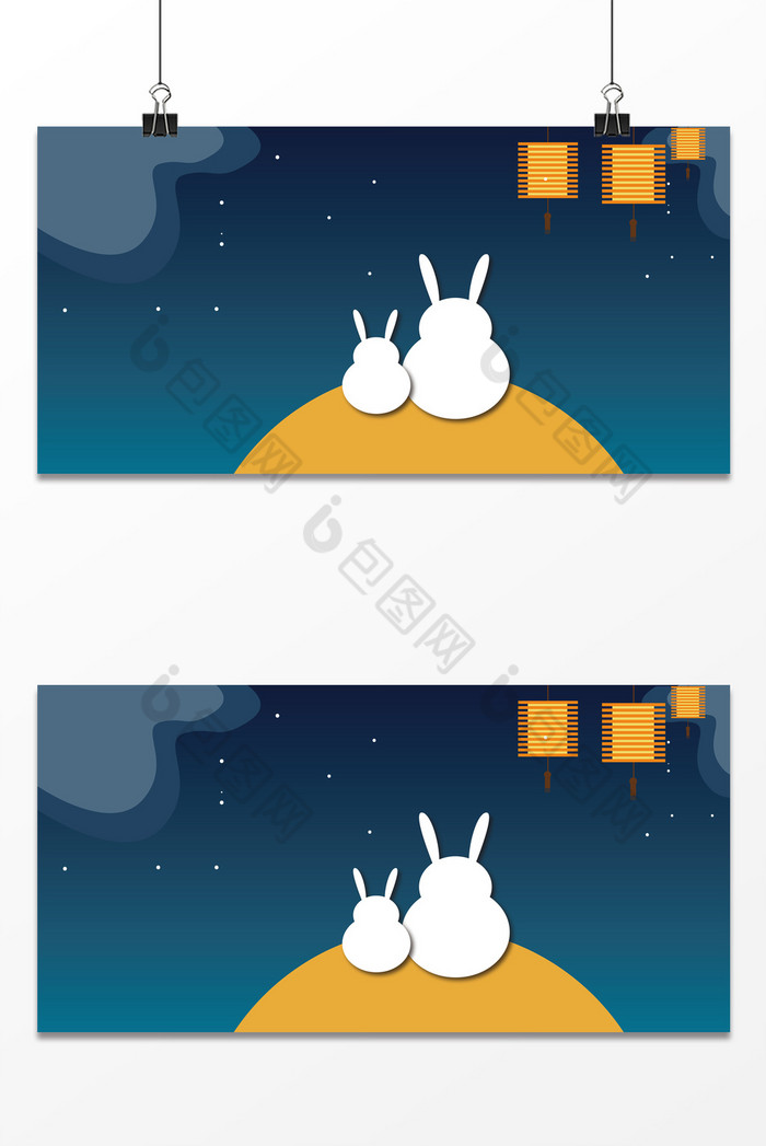玉兔中秋节图片图片