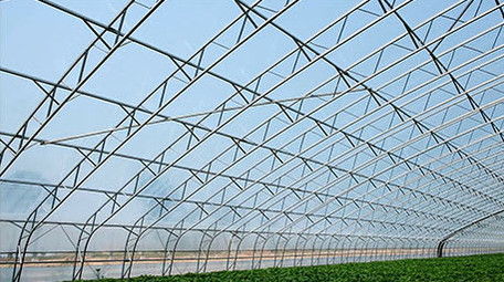 高清实拍现代化大棚种植栽培