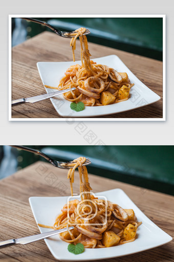 意大利面条美食摄影图片