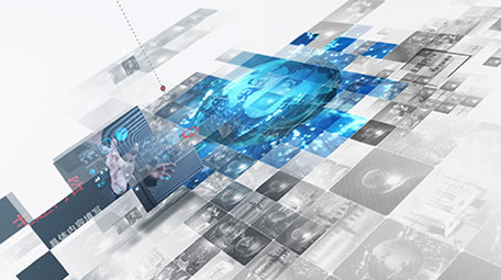 全息未来科技图文展示AE模板