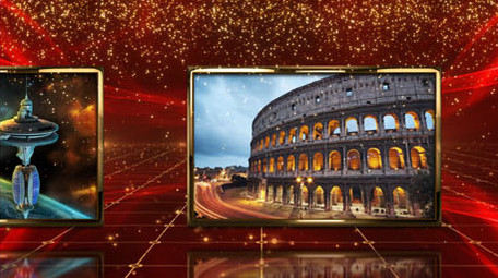 大气震撼红色AE图文展示模板