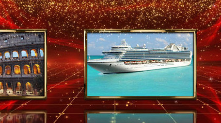 大气震撼红色AE图文展示模板