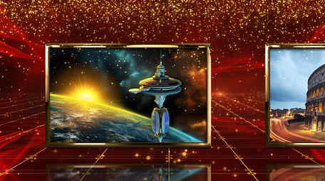 大气震撼红色AE图文展示模板