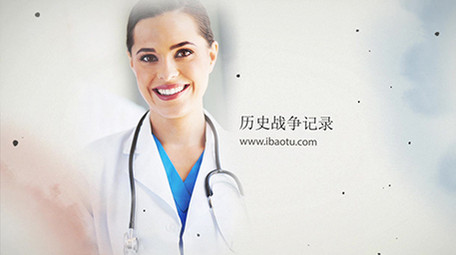 中国风水墨历史展示宣传图文展示AE模板