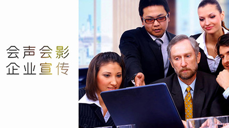 高端大气白色背景企业图文宣传册会声会影