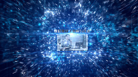 震撼大气科技图文时间轴时间线AE模板