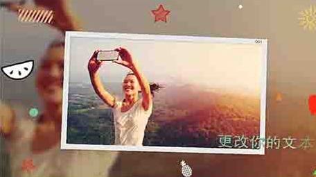 AE时尚旅游写真<strong>图文</strong>相册展示模板