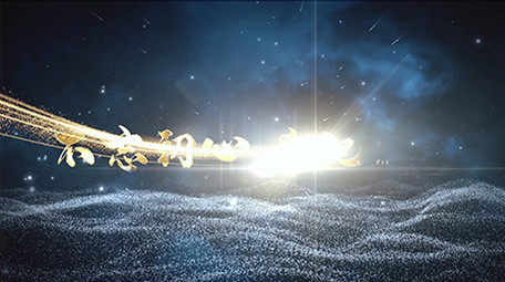 70周年粒子科技图文展示带AE工程