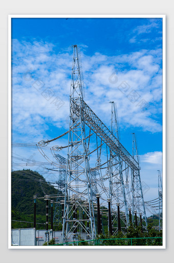 城市基础建设电站电力站高清摄影图图片