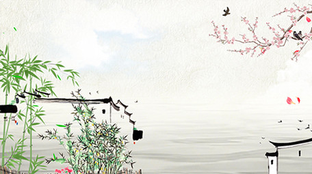 中国风中式地产复古庭院背景视频pr模板