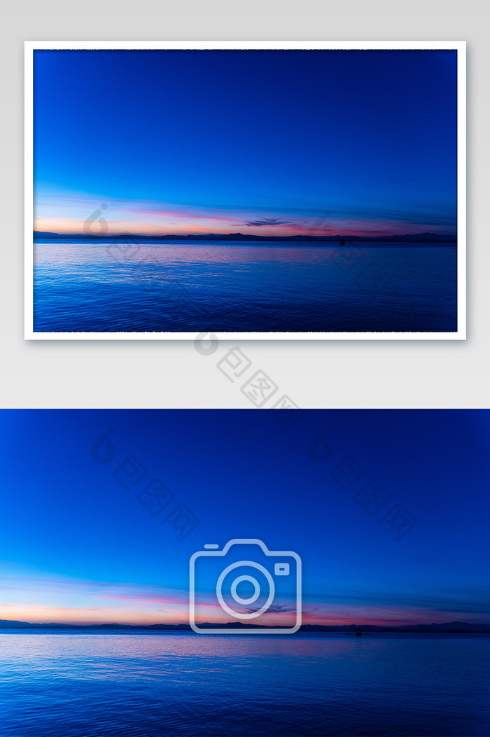 黄昏海滩晚霞海滩度假旅行大海摄影图图片图片
