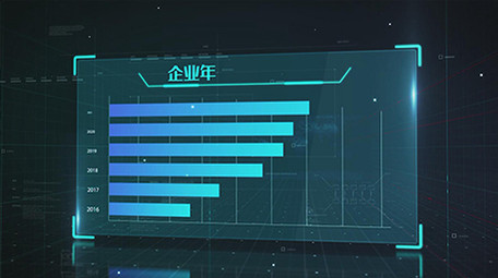 科技可视化数据模板
