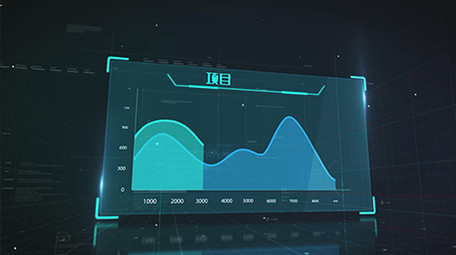 科技可视化数据模板