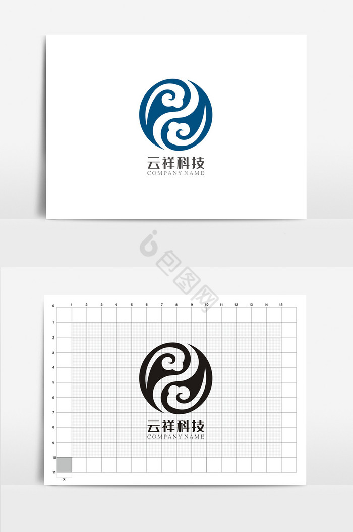 特色科技公司VI标志logo