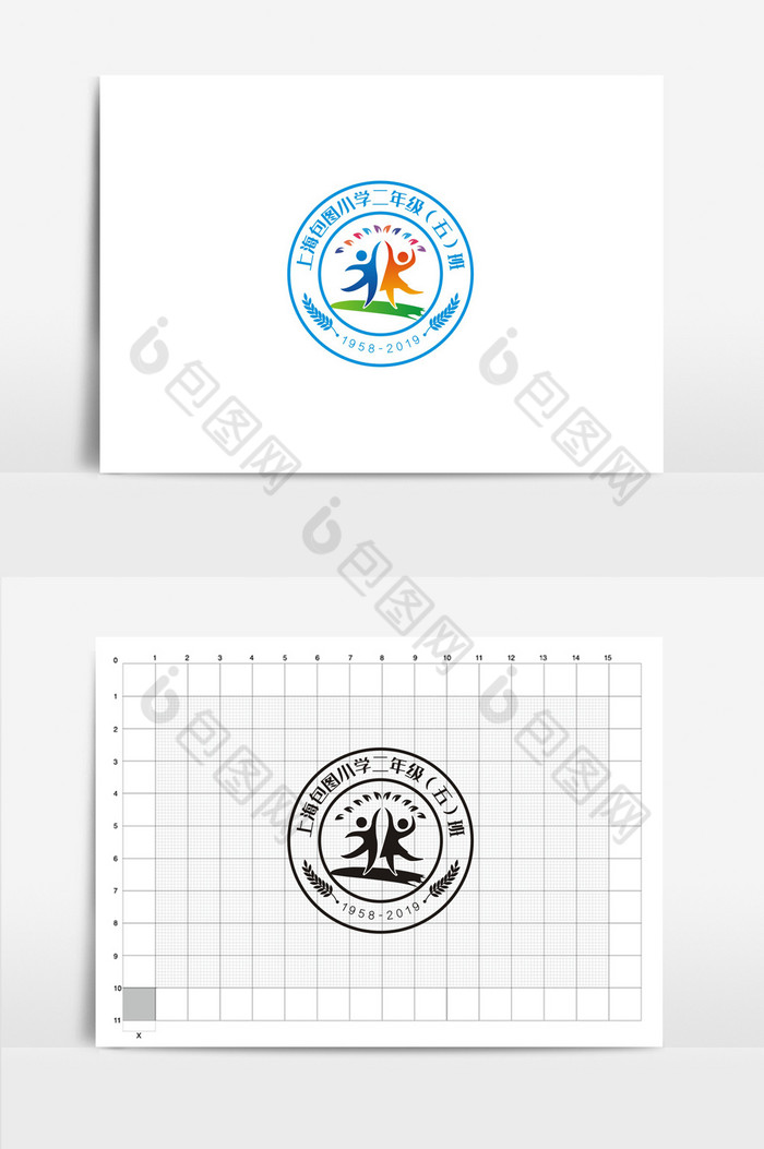 学校班徽VI标志logo图片图片