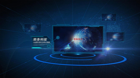 三维空间商务科技企业图文展示包装AE模板