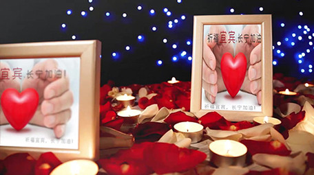 祈福宜宾长宁加油地震祈福<strong>图文</strong>展示AE模板