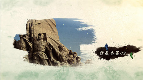 风格清新水墨图文展示AE模板