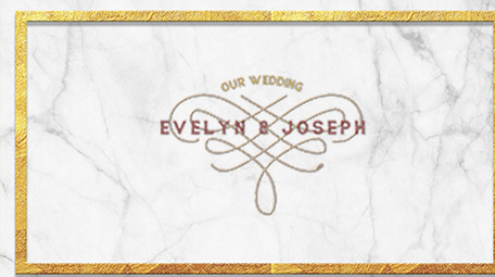 INS风婚礼爱心AE模板