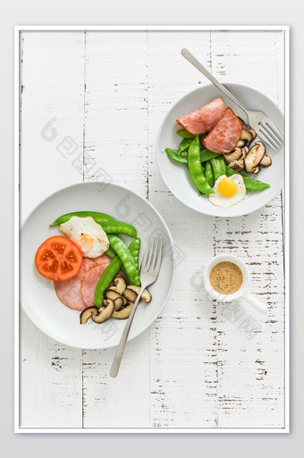 清新美味的健康早餐摄影图片1图片
