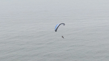 运动时尚体育动力伞高清航拍实拍