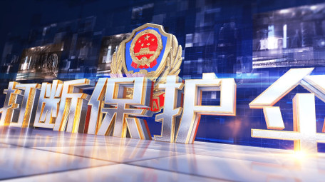 E3D震撼公安警察扫黑除恶图文片头