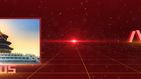 八一图文党政AE模板