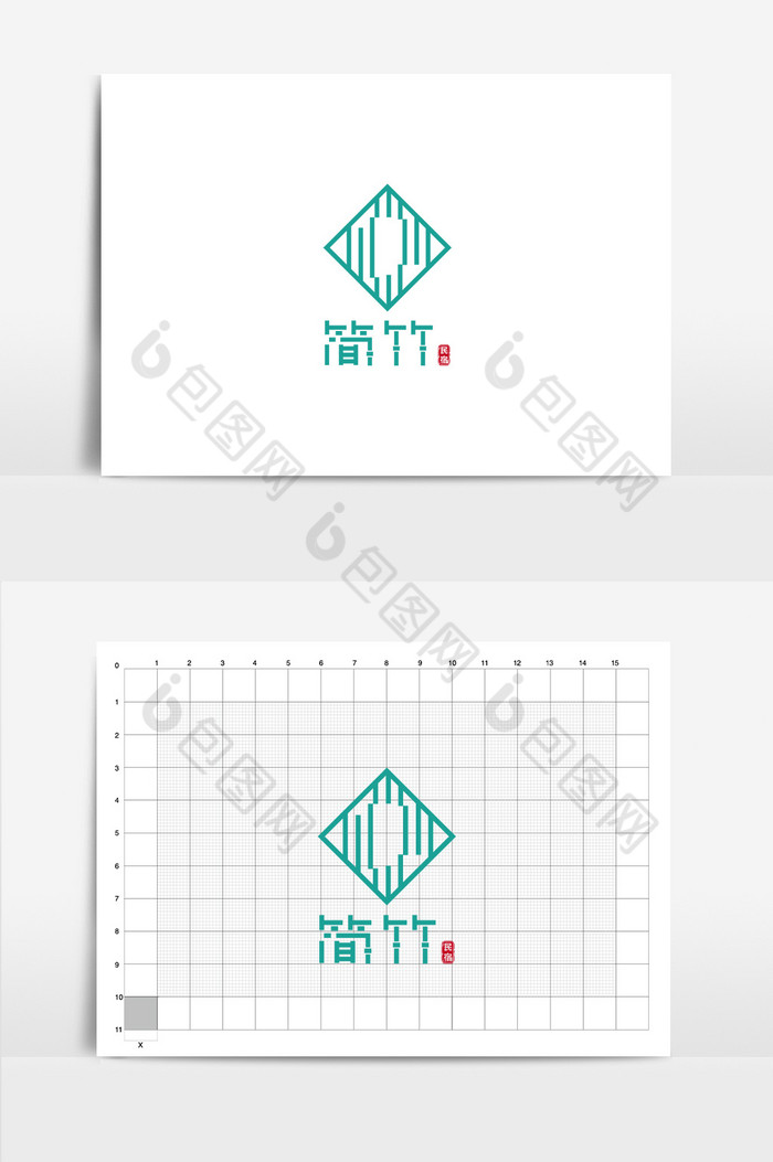 湖文艺民宿logo标志VI图片图片