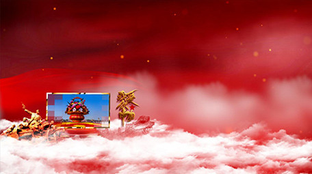 大气强军梦中国梦党政党建图文片头片尾