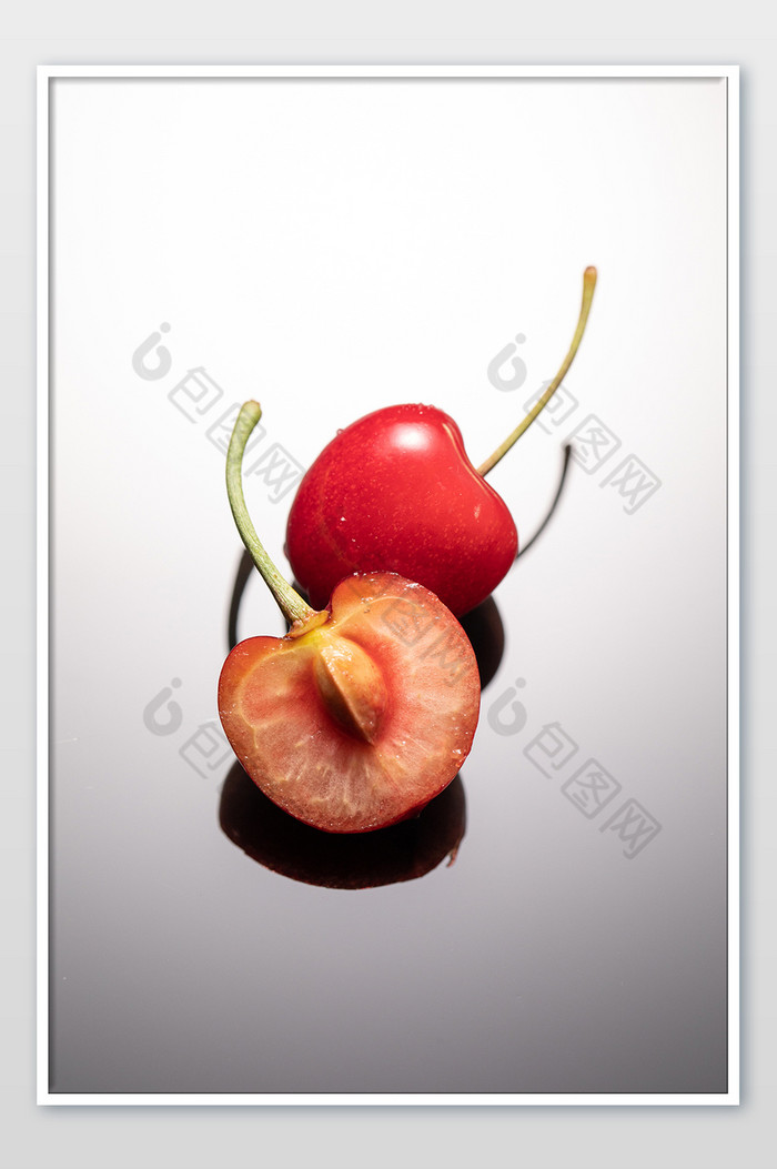 高清樱桃车厘子果肉新鲜水果特写摄影图片图片