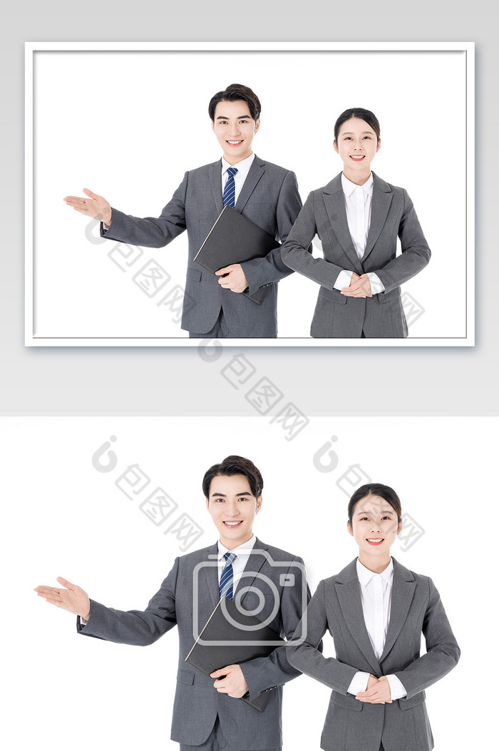 男女商务白领销售代表图片图片