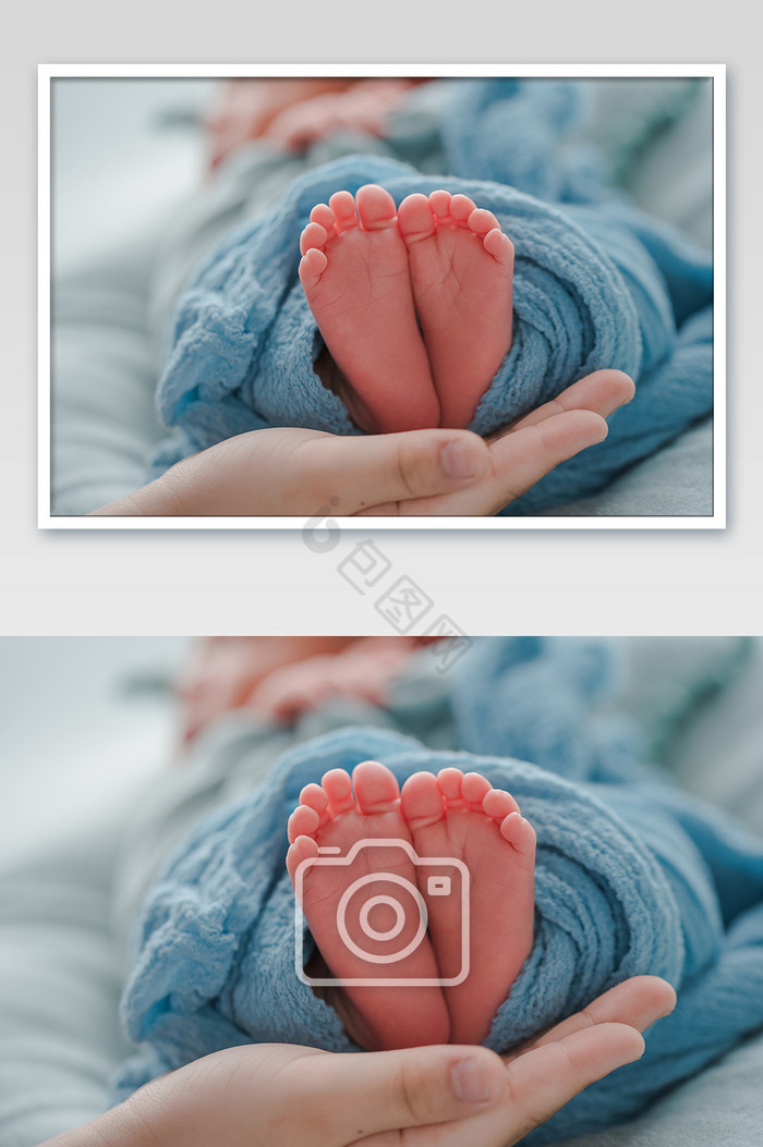 新生儿幼儿儿童手托小脚创意写真