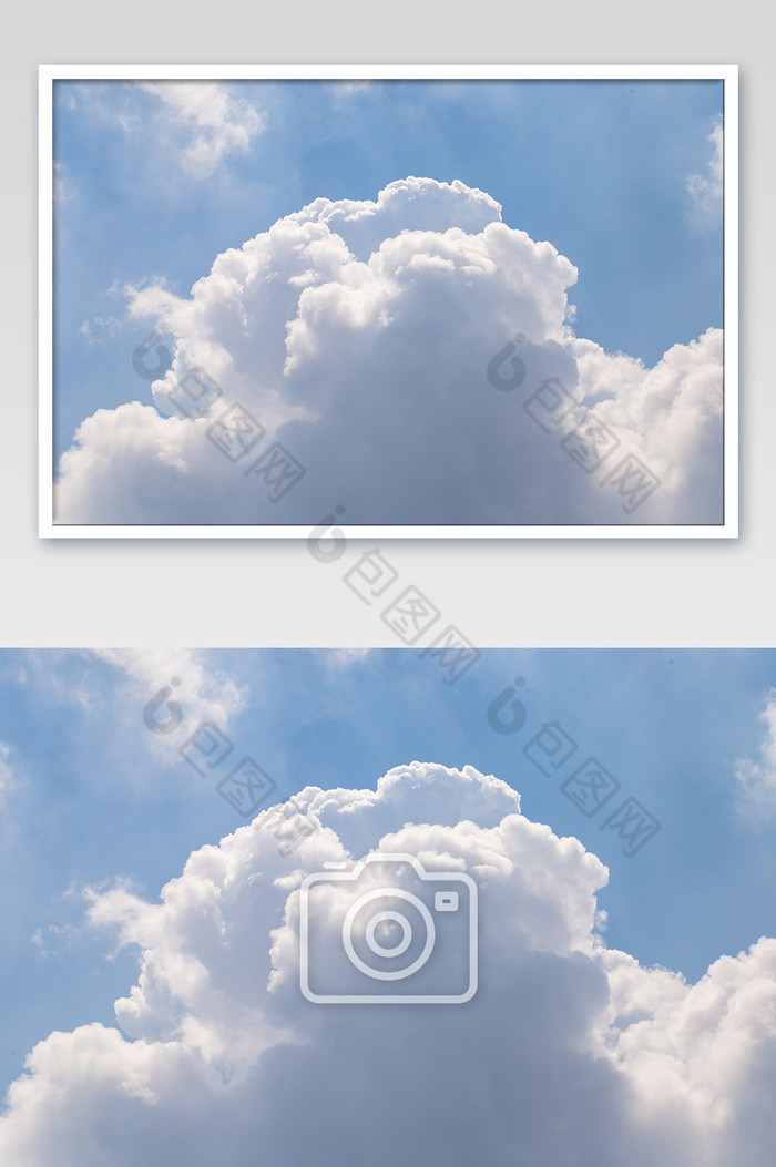 层次云层缭绕的洁白云彩图片图片