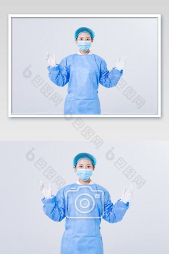女性外科手术医生形象展示图片