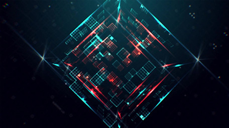 高科技数字化背景科技片头标志AE模板