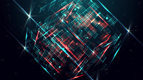 高科技数字化背景科技片头标志AE模板