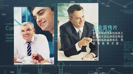 公司宣传科技企业图文展示AE模板