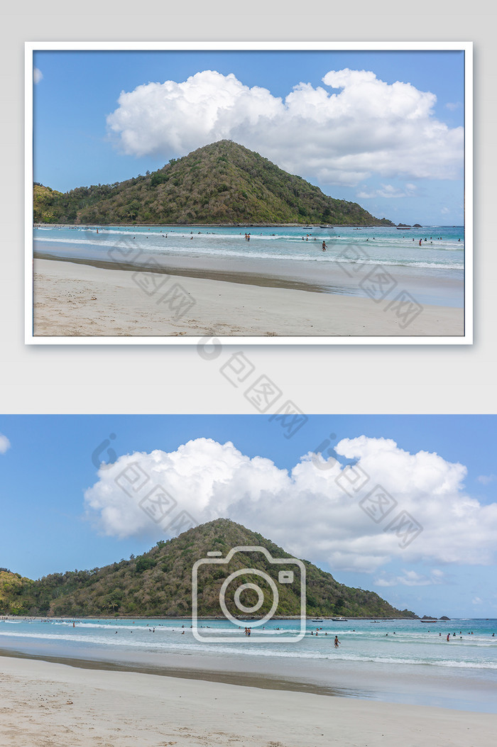 印度尼西亚龙目岛海边沙滩摄影图片图片