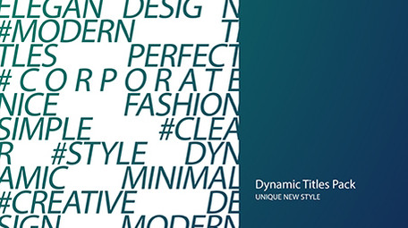 英文时尚企业简介AE模板