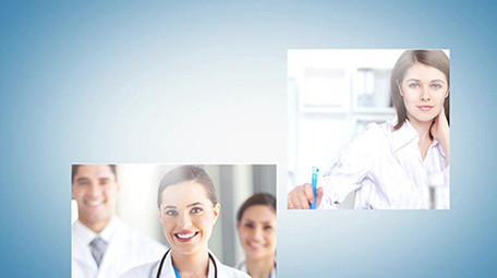 创意科技商务照片汇聚片头标志AE模板