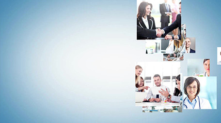 创意科技商务照片汇聚片头标志AE模板