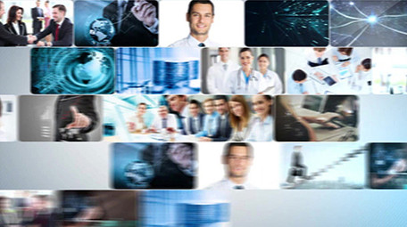 36张商务科技照片墙宣传展示AE模板