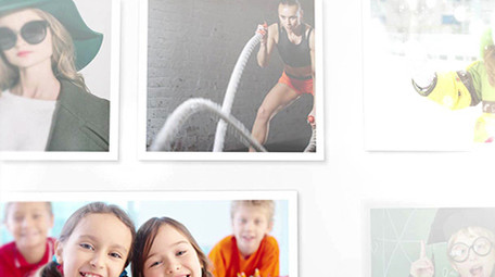 超多图婚礼家庭儿童度假旅行照片墙展示模板