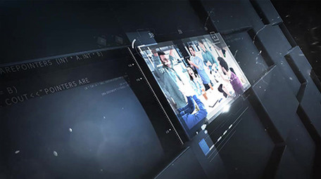 高科技商务科技照片墙图文展示AE模板