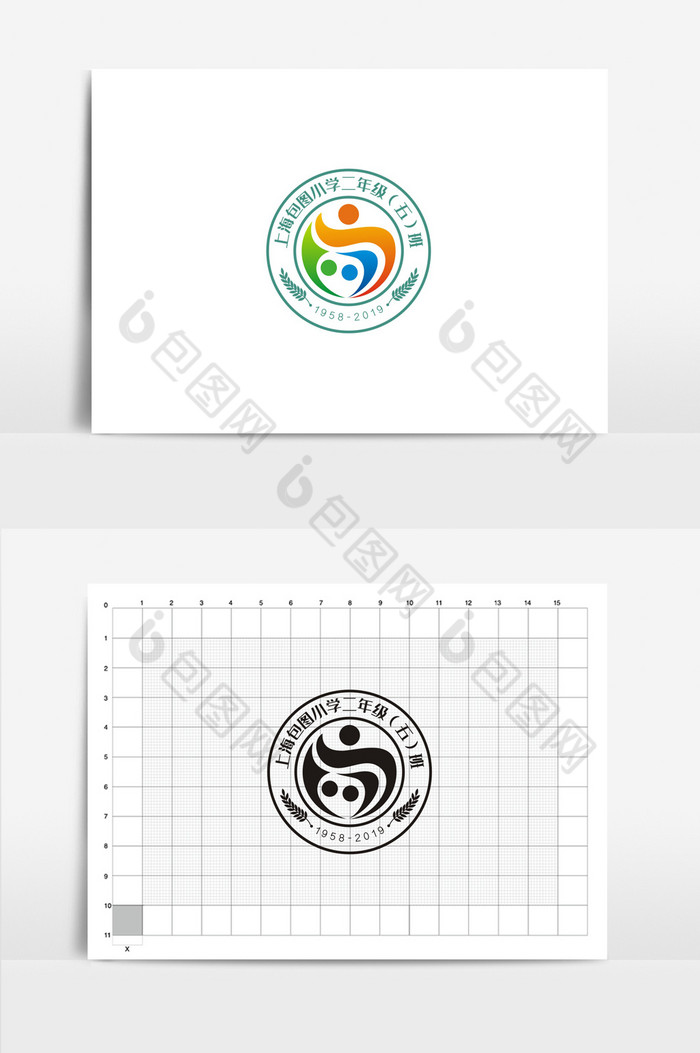 学校个性班徽VI标志logo图片图片