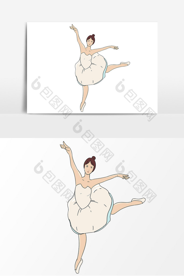 跳芭蕾舞的女孩形象图片图片