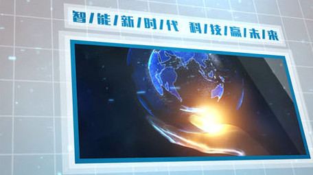 干净简洁科技商务图文展示ae模板