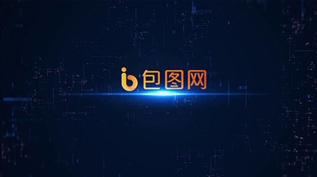科技流光图文宣传AE模板