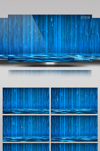 科技蓝动态线条背景素材AE模板图片